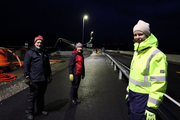 Få  unike minner frå  Nordøyvegprosjektet