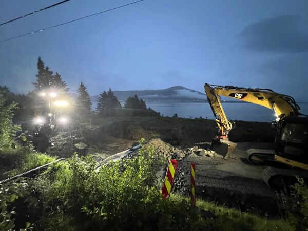 Ullavegen Haramsøy blir nattestengd i ni veker