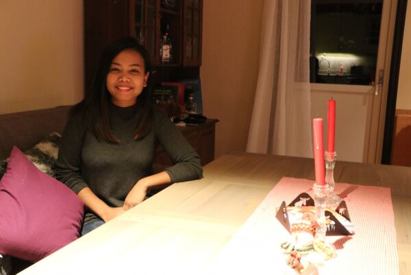 Gler seg over at familien samlast julaftan