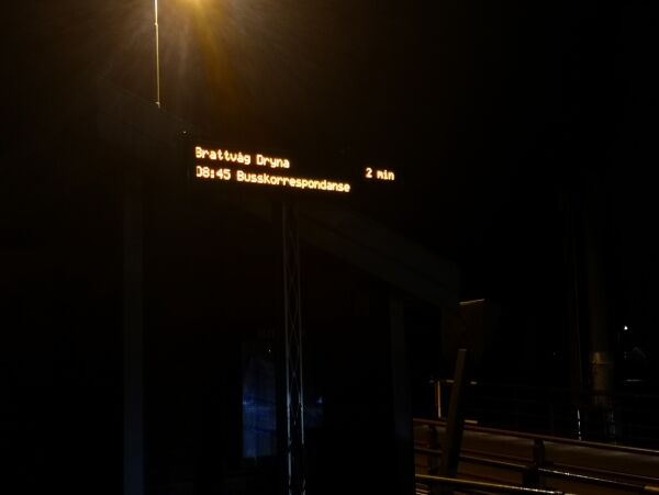 Rute 22 er innstilt