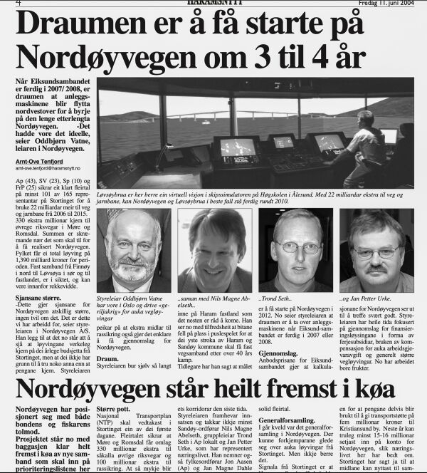 Dei viktigaste milepælane undervegs