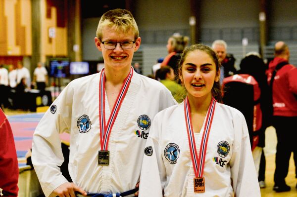 Haram med to medaljar heim frå taekwondo-NM