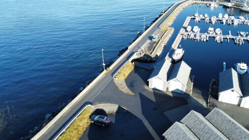 Ny bru på Harøya