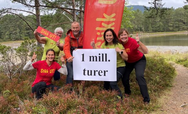 Premie i vente til den som registrerer tur nummer 1 million