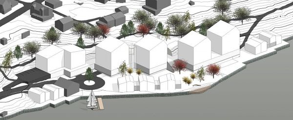 Maritimt bustadområde i støypeskeia
