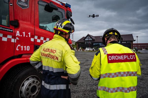Drone fann den sakna kvinna