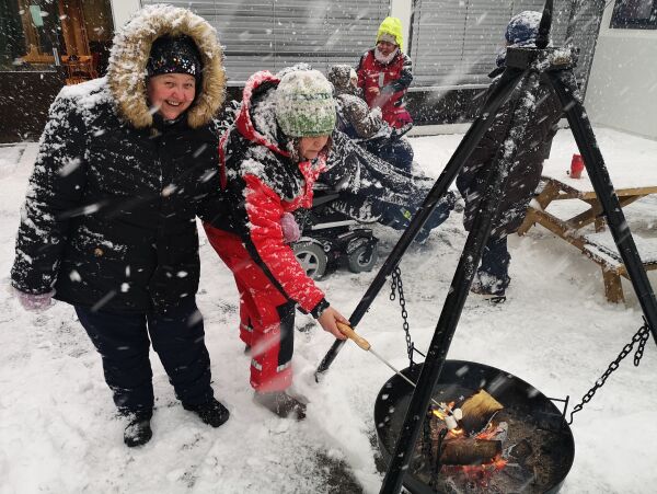 Full fart på  dagaktiviseringa